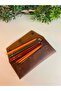 (with Name) Handmade Genuine Leather Pen Holder / Makeup Bag / Glasses Case / Multi-Purpose Bag - 7
