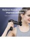 Vibrating Gun Massager 4 Heads Black - 3