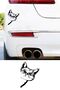 Side Cat Pattern Auto Car Window Sticker - For Computer, Truck, Motorcycle - 2