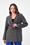 Anthracite Double Button Blazer Jacket