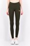 Women Tight Fit Training Tights, Dark Olive