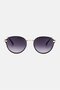 Men GU0006801B53 Round Sunglasses, Black/Gold