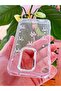Redmi Note 8 Pro Case with Bow Pattern Transparent Glitter Silver Shiny Cover with Camera Protrusion - 7