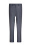 Navy Blue Slim Fit Fabric Trousers with Side Pockets