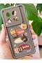 Case for Tecno Camon 30 4g Designed Patterned Camera Protection Teddy Bear Brown Color Soft Silicone Cap - 3