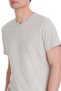 Stone Regular Fit 100% Cotton V-Neck T-Shirt - 4