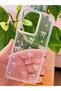 Vivo Y21/Y21S Case Bow Pattern Transparent Silvery Silvery Silver Camera Protruding Glossy Cover - 3