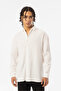 Thick Braided Twill Fabric Men's Long Sleeve Shirt, Men's Long Sleeve Shirt
