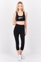 Women Brand Logo Lux Racer Padded Sports Bra, Black - 3