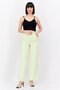 Women Regular Fit High Waist Corduroy Pants, Lime Green - 2