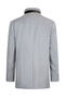 Gri Slim Fit Hakim Yaka Yünlü Basic Palto - 2