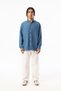 Thick Braided Twill Fabric Men's Long Sleeve Shirt, Men's Long Sleeve Shirt - 2