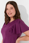 Purple Freya Tunic Bikini Top - 3