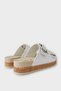 Women's Daily Slippers Thick Sole Buckle Double Banded Comfortable Stylish Summer Home Beach Vacation Slippers White - 5