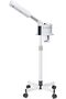 Professional Facial Steamer with Adjustable Stand-Rolling Base- White