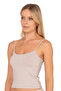 Özkan 27434 Women's Viscose Camisole Flexible Comfortable Adjustable Rope Strap Crop Tank Top Bustier - 3