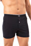 Özkan 0041 3-Pack Men's 100% Cotton Ribbed Classic Comfortable Cut Towel Waist Single Jersey Combed Cotton Boxer - 5