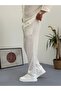 White Men's Summer Crinkle Lycra Fabric Long Sleeve Shirt Tracksuit 2 Piece Wrap Suit - 5