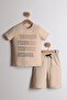 Boy's Chance Printed T-Shirt Shorts Set of 2