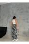 PANTALONI ZEO BASİC CU CRAC LARG CU MODEL LEOPARD - 5
