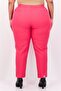 Women Regular Fit Embroidered Tapered Pants, Pink - 3