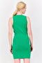 Women Ribbed Mini Dress, Green - 3