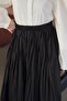 Kraşlı Black Skirt Hijab - 3