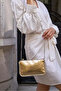 Beaded Women's Bag, Small Size Chain Cross Strap Women's Shoulder Bag - 3