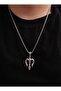 Nordic Mythology Premium Necklace with Tri-Dented Spear Figure - 3