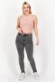 Women Round Neck Sleeveless Textured Top, Pink - 4