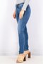 Women High Waist Slandy Super Slim Skinny Jeans, Blue Wash - 2