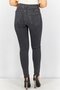 Women Regular Fit Washed Stretchable Denim, Dark Grey - 4