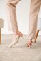Lassi̇e Open Back Laser Perforated Women's Heeled Shoes - 4
