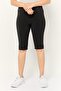 Women Sportswear Fit 3/4 Training Capri Tights, Black