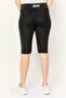 Women Sportswear Fit 3/4 Training Capri Tights, Black - 4