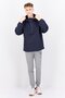 Men Sportswear Fit Half Zip Outdoor Jacket, Persian Night - 4