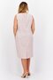 Women 2 Pcs Window Pattern Dress With Blazer, Pink - 6
