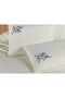 100% Cotton Beğenal Premium Cream Colored Double Embroidered Pique Set - 3