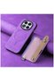 Xiaomi Redmi Note 14 Pro 5g Compatible Case M-Safe 2in1 Best Leather Case with Card Holder Purple