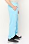 Men Brand Logo Drawstrings Sweatpants, Pastel Blue - 2