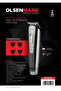Rechargeable Hair & Beard Trimmer - IPX7 Waterproof - Ni-Cd Battery - 4