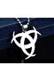 Stainless Steel Odin Triquetra Trinity Celtic Viking Necklace / with 70cm Ball Chain Gift - 3