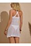 Women's Knitwear Cross Strap Beach Dress - 5
