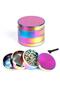 40mm 4 Layer Colorful Zinc Alloy Herbal Grinder Spice Herb Tobacco Grinder