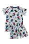 Boy's 100% Cotton White Sea Themed Short Sleeve Shorts Pajama Set