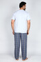 Mens Premium 2pc Loungewear Set Knit & Woven - 4