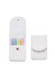 4 Pieces Professional Stainless Steel White Tweezers Set with Leather Bag