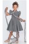Glittering Champs-Elysees Girls' Evening Dress M00669 Gray - 5