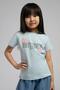 Fly Girl's 100% Cotton T-Shirt Light Blue - 4