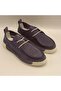 Emma Navy Blue Suede Casual Shoes - 2
